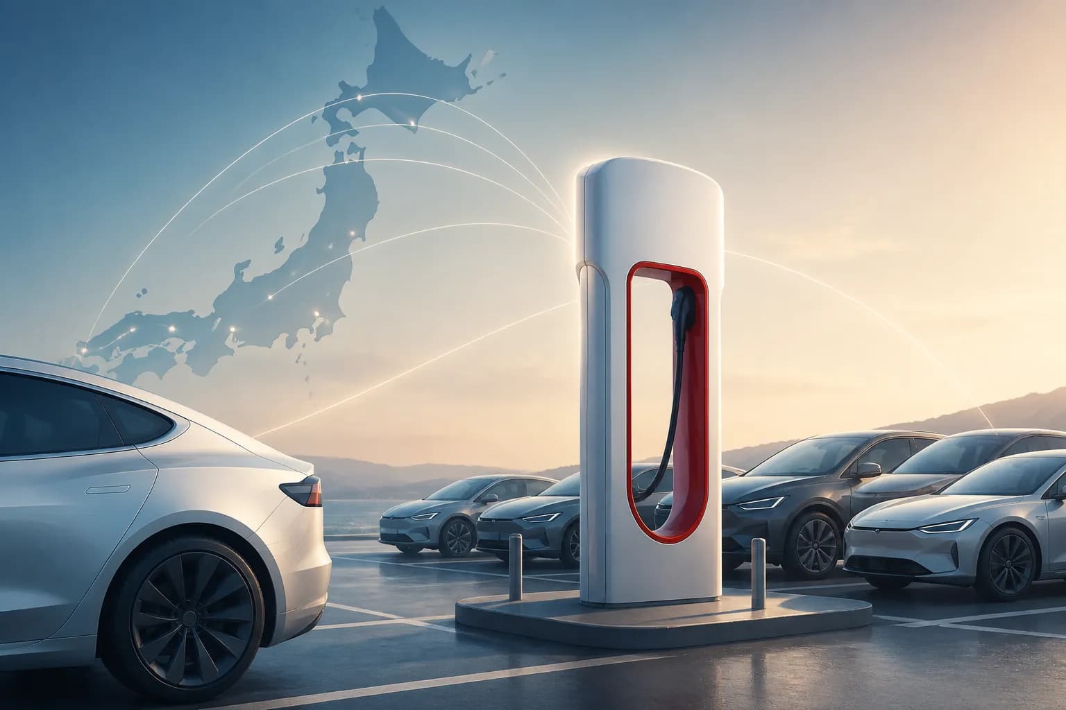 日本でも2027年から他社BEVがTesla充電網を利用予定、将来の選択肢に影響?の添付画像